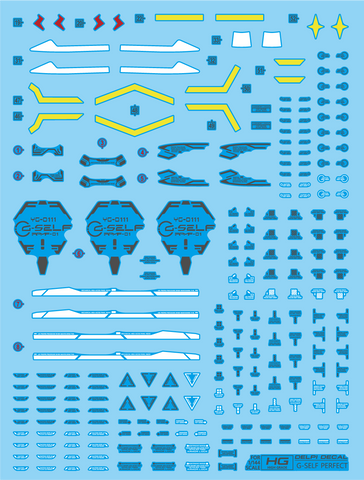 Delpi Decal HG G-Self Perfect Pack