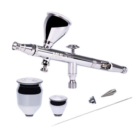 Madworks JM-00 Airbrush w/ MAC Valve & Removable Cup 0.35mm (Bullet Shape Nozzle) Set