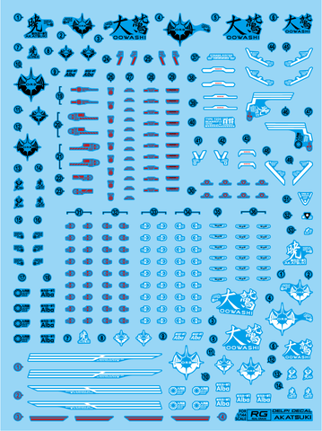 Delpi Decal RG Akatsuki