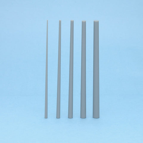 Plastic Tapered Round Bar (Gray)