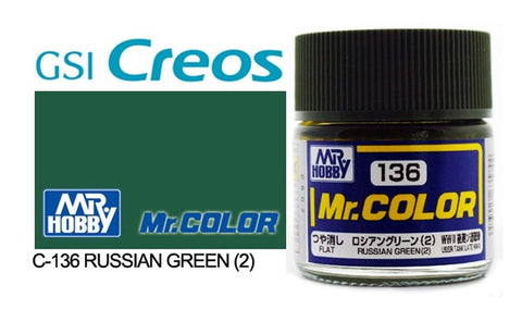 Mr. Color C136 Flat Russian Green (2) 10ml