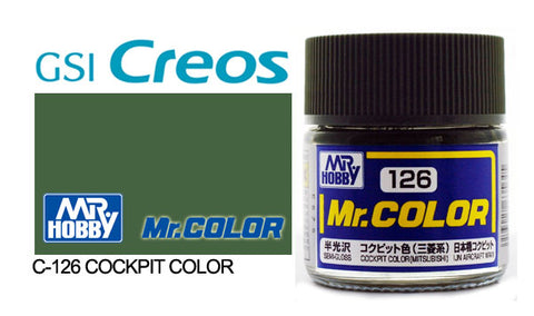 Mr. Color C126 Semi-Gloss Cockpit Color (Mitsubishi) 10ml