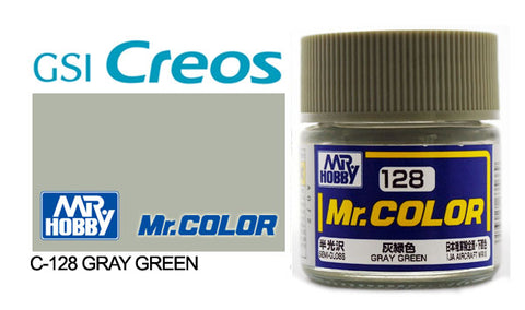 Mr. Color C128 Semi-Gloss Gray Green 10ml
