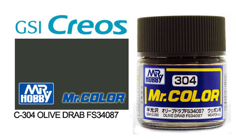 Mr. Color C304 Semi-Gloss Olive Drab FS34087 10ml