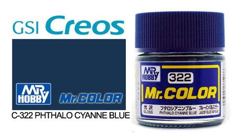Mr. Color C322 Gloss Phthalo Cyanne Blue 10ml