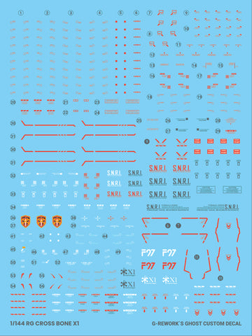 G-Rework RG Crossbone X1 Decals