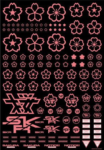 HIQParts Sakura Decal Pink