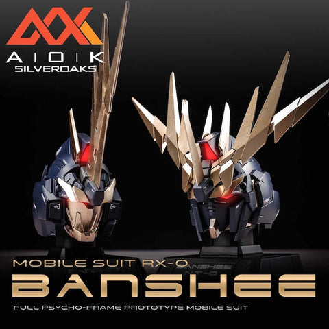 AOK SilverOaks 1/35 Unicorn Gundam 02 Banshee Head Bust