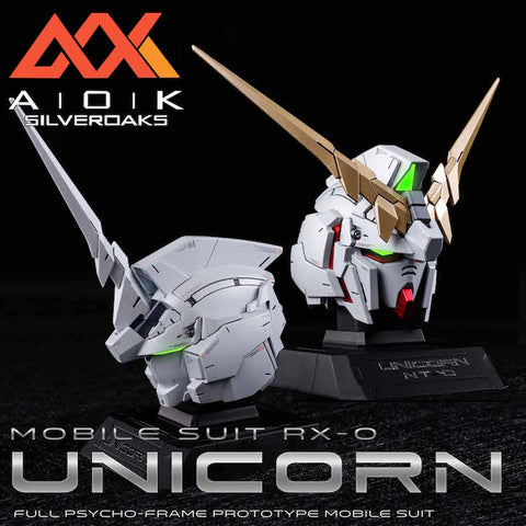 AOK SilverOaks 1/35 Unicorn Gundam 01 Head Bust